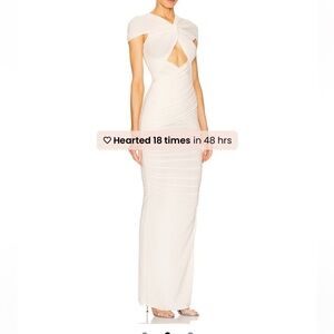 Ronny kobo White Maxi Dress